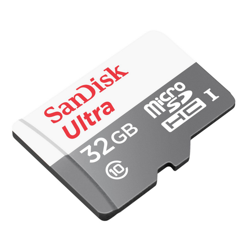 32GB Sandisk Ultra SD/MicroSD Memory Card Class 10 A1 - Adapter Included